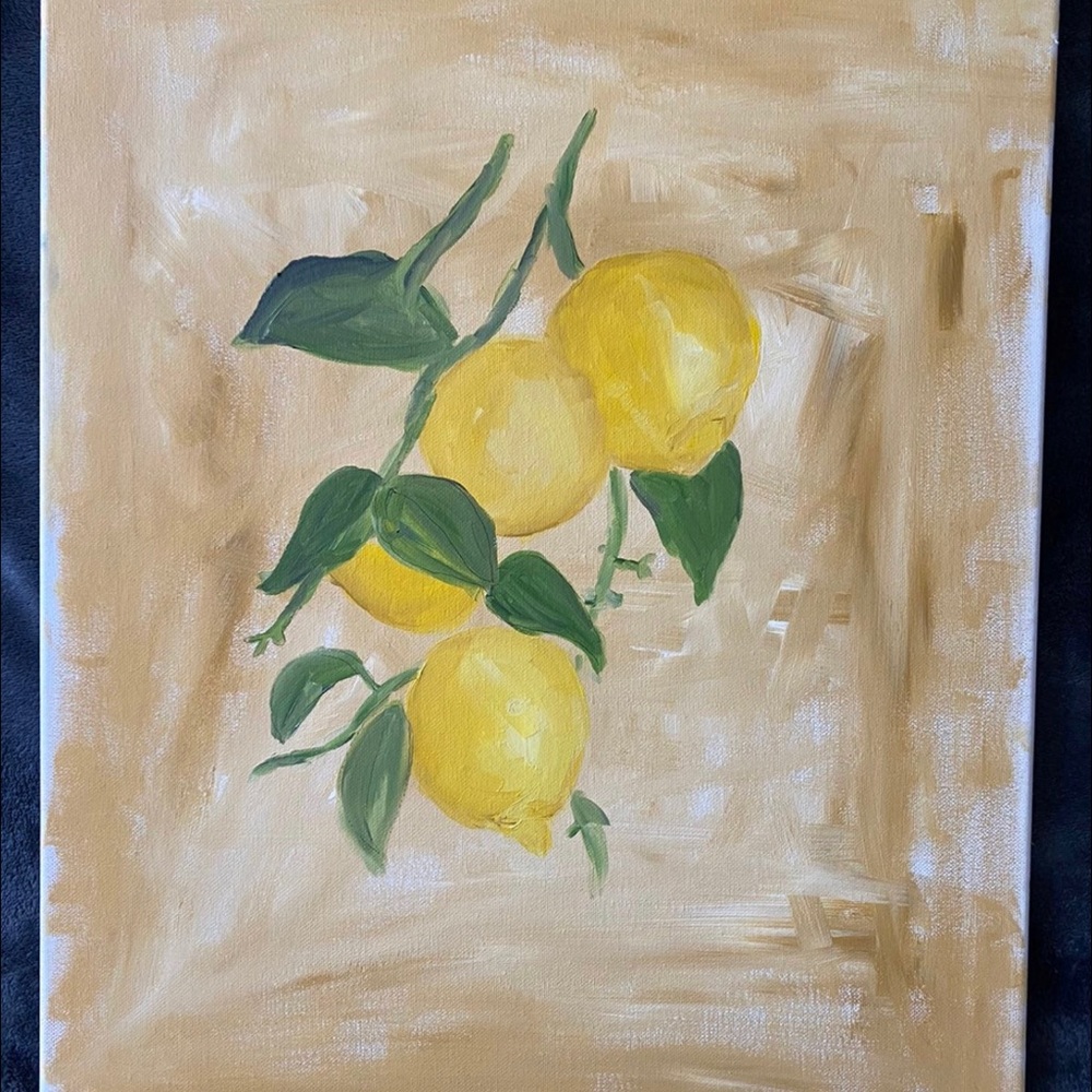 Lemon painting